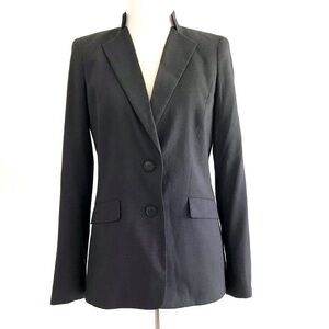 Lafayette 148 | High Collar Polka Dot Blazer Womens Sz 0 Two Button Suit Jacket